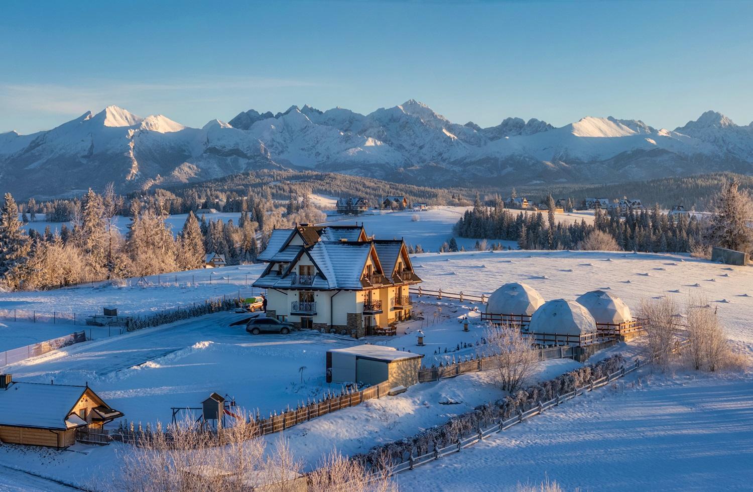 Tatry Mountain Glamp Z Jacuzzi 호텔 자코파네 외부 사진
