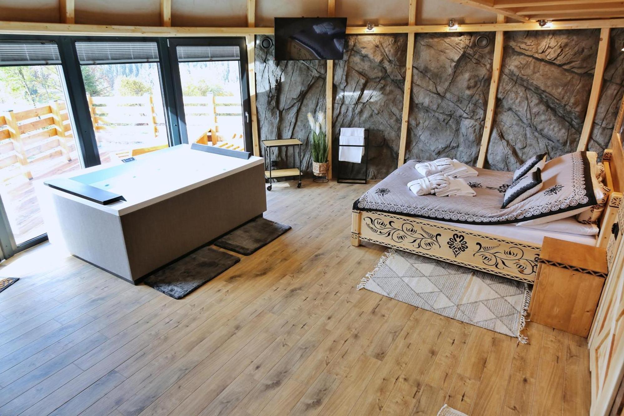 Tatry Mountain Glamp Z Jacuzzi 호텔 자코파네 외부 사진