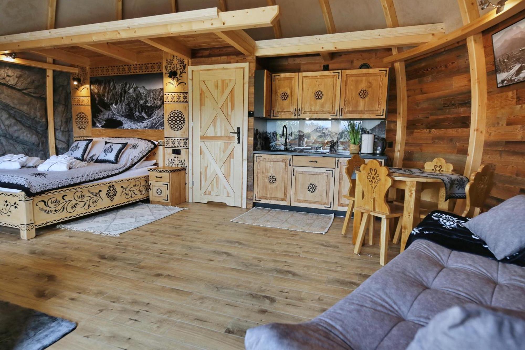 Tatry Mountain Glamp Z Jacuzzi 호텔 자코파네 외부 사진